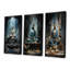 Ensemble de 4 décorations murales Dhyan Mudra-1941937068-1941937074