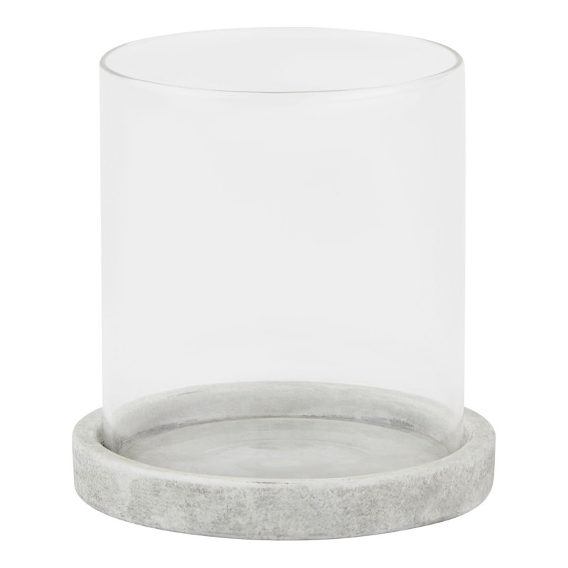 Andrian Ceramic Candle Accessories, 14cm H x 14cm W x 14cm D, Stone