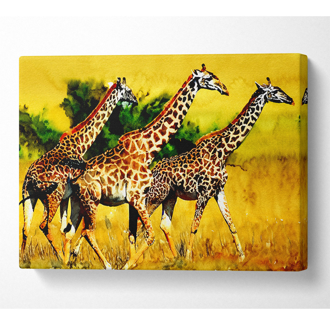 Safari Giraffe - Druck