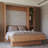 Easy-Lift Murphy Wall Bed with Bookshelf-2067747455-2075734195