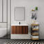 Ensemble de meuble-lavabo mural simple 35,4 po Kaceyon
