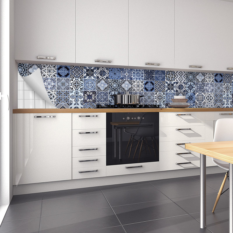 Bouie 60cm W x 450cm L PVC Peel and Stick Panel