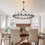 Turco 20 - Light Wagon Wheel Chandelier-981676806