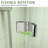 30" - 31 3/8" W x 72" H Bi-Fold Frameless Shower Door with 1/4" (6mm) Clear Tempered Glass-108979070