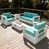 Teal Cushion/White Frame is out of stock