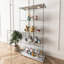 Vitrine moderne en verre avec lumières DEL-425454453