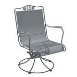 Briarwood Wrought Iron Outdoor Rocker Chair