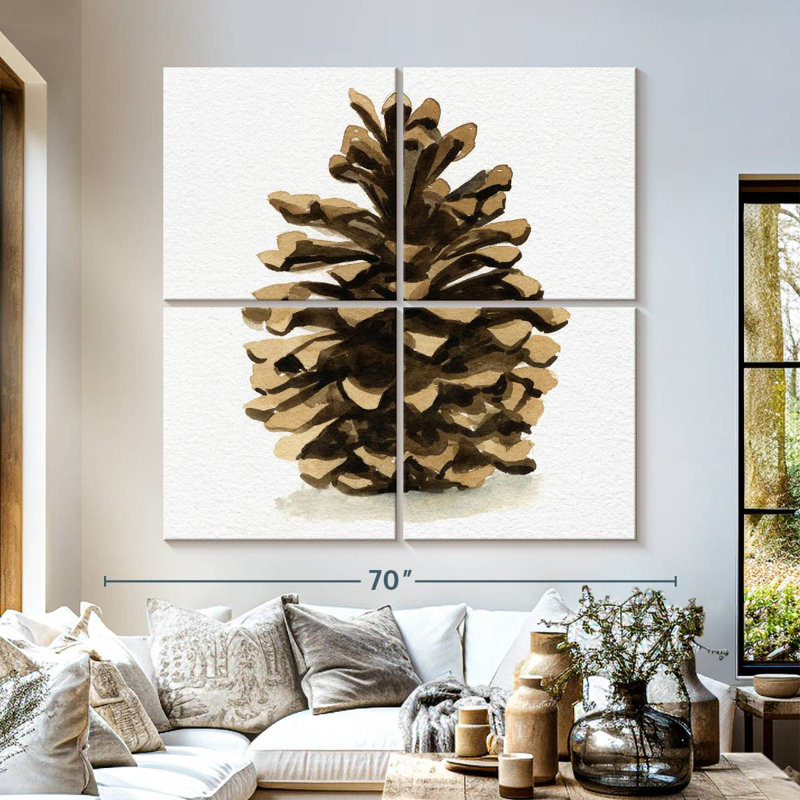 Harnek Conifer Cone I, 57" H x 57" W