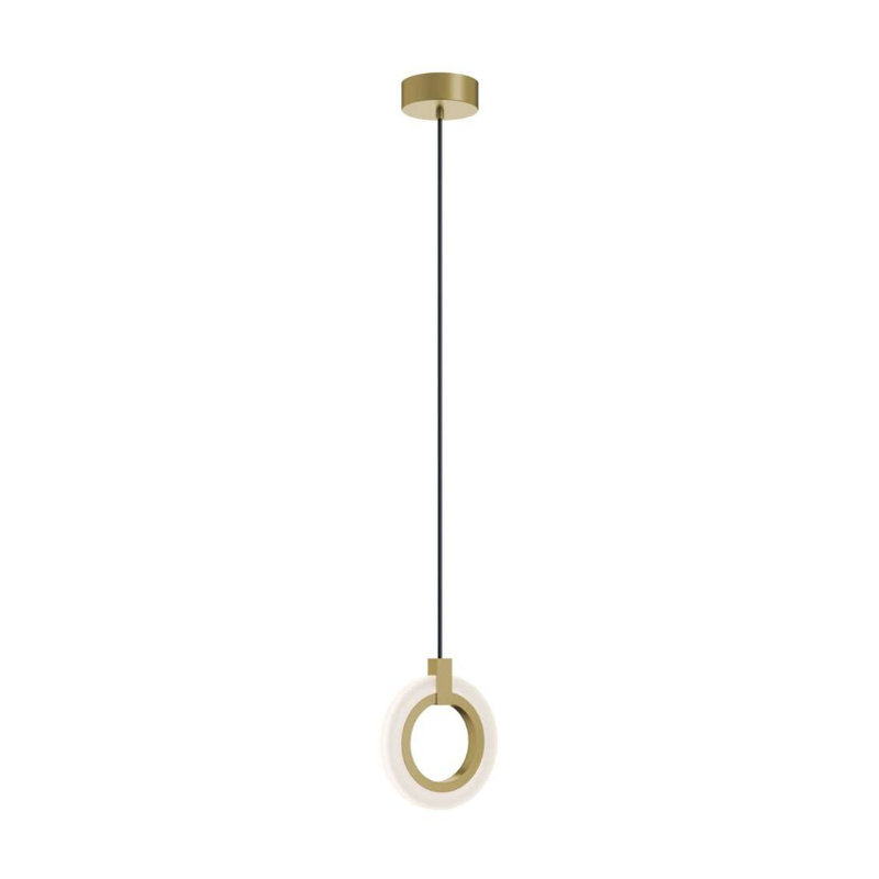 Suspension DEL Halo 8 po (20 cm), 27/30/35/40/50 K, laiton antique clair, réf. 6222763DC03745F493E60915A2C5C754