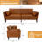 Robertson Faux Leather Futon
