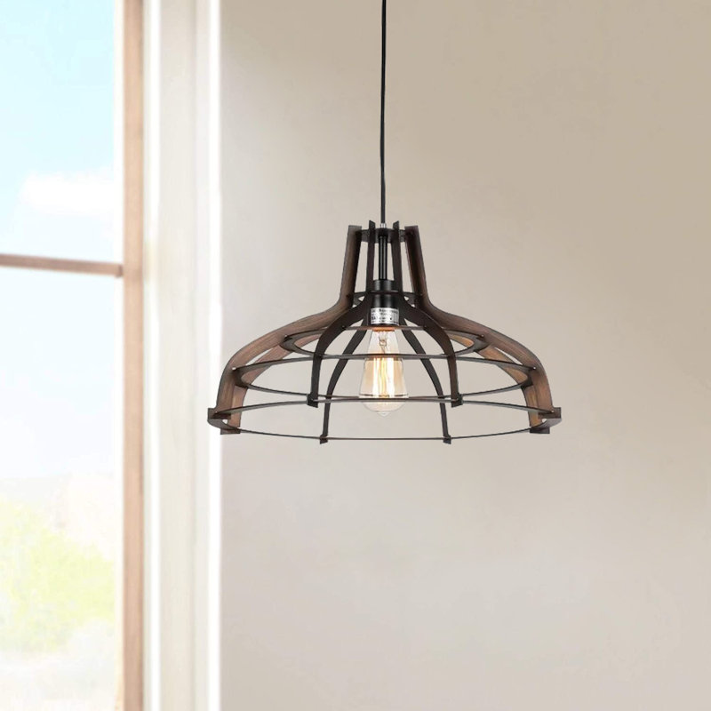 Luminaire suspendu en forme de dôme unique à 1 lumière Narmin