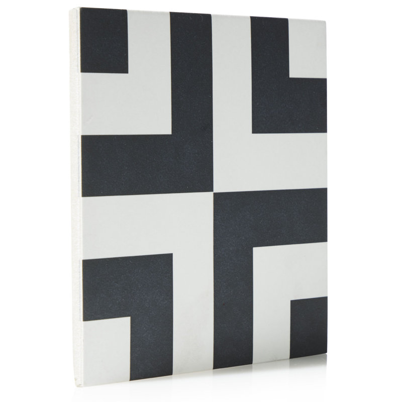 8" x 8" Porcelain Patterned Wall & Floor Tile