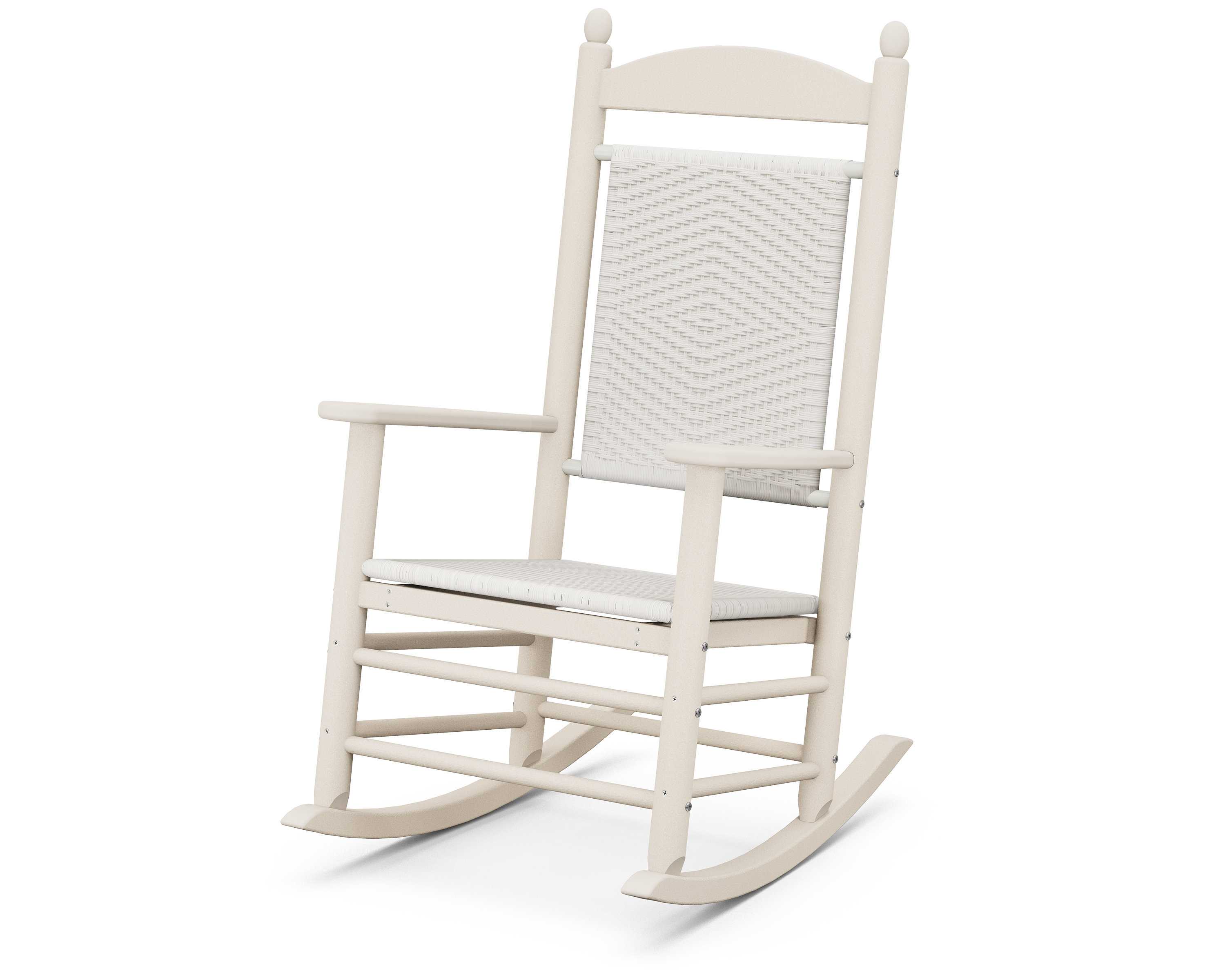 POLYWOOD® Rocker Jefferson Woven Rocking Chair & Reviews | Wayfair