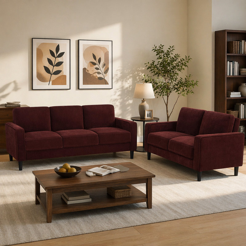 Weld Rust 2-piece Sofa Set, Rust