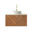 Meuble-lavabo flottant en céramique 30 po-981866835