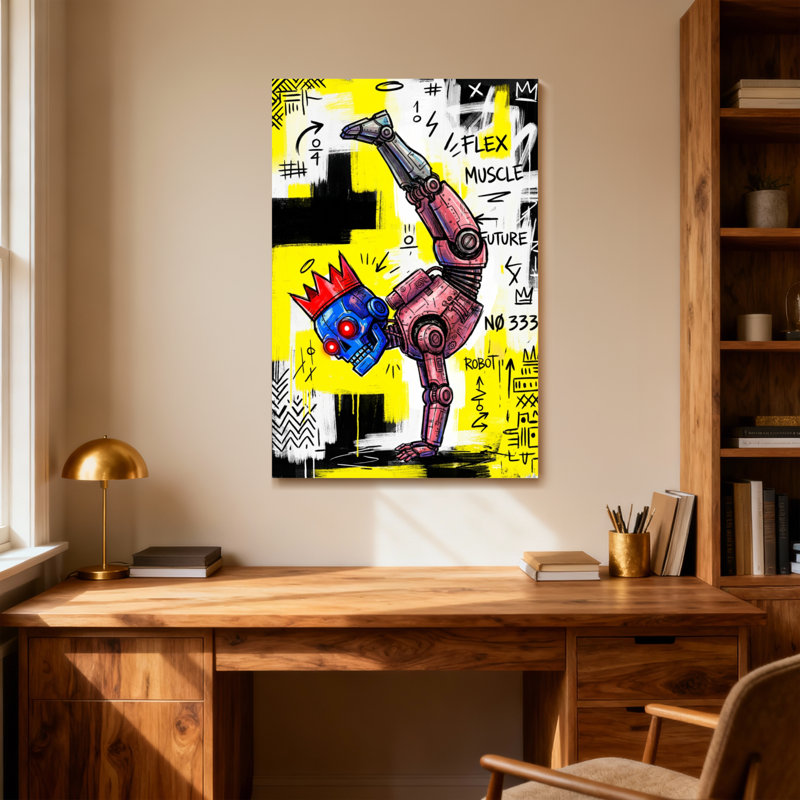 Fashion Robot King Flexing Muscle Futur Design