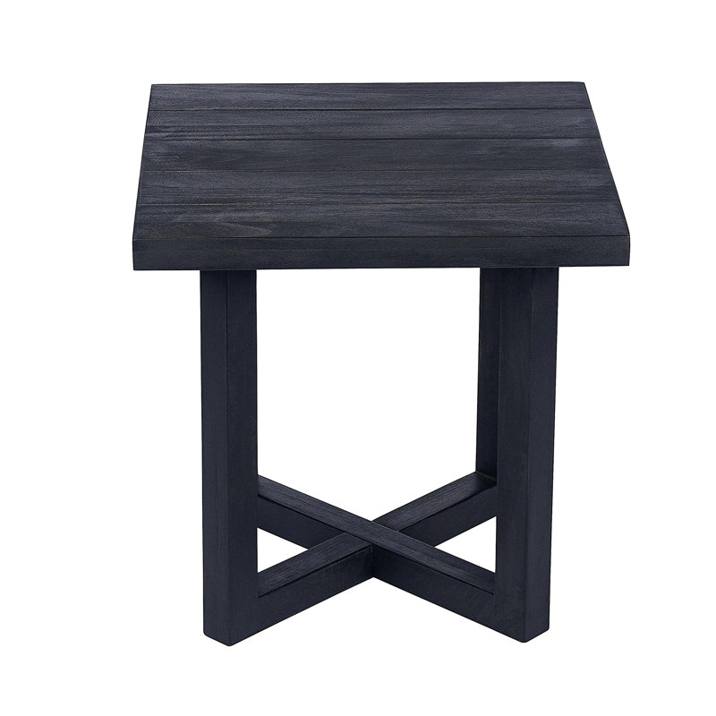 Table d'appoint ELLA SQUARE, noir