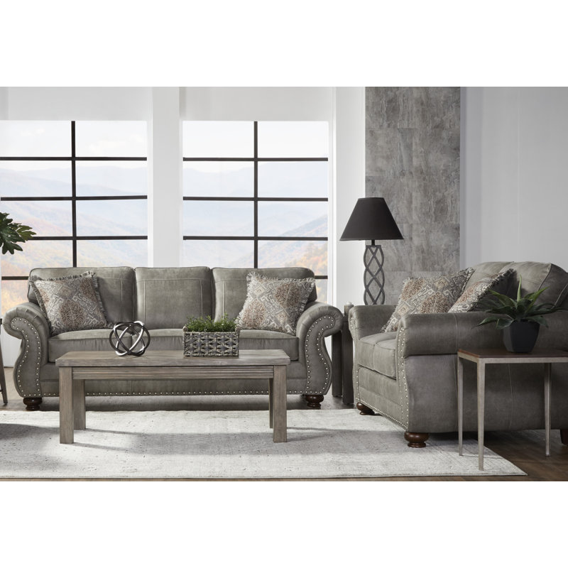 Macalla 2 Pieces Living Room Set, Goliath Mica