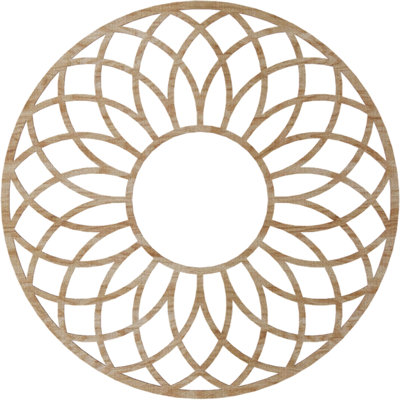 Médaillon de plafond en bois ajouré Cannes