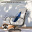 Chaise berçante pivotante avec coussins en oléfine de 5 po Seating Group-1890269251-1905293985