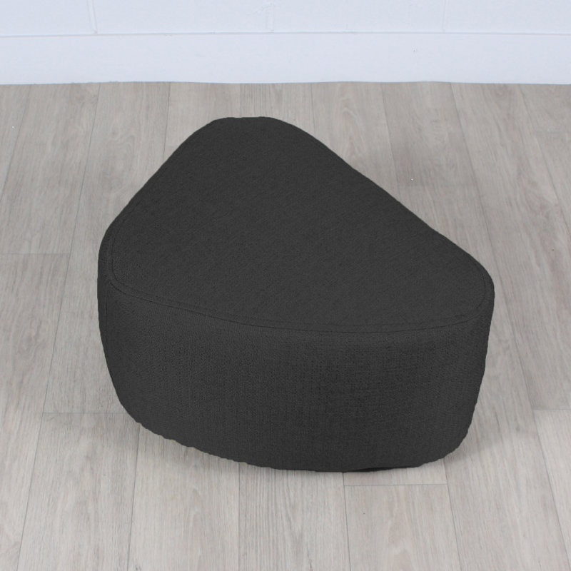 Pouf triangle BILLY, moyen, Noir