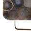Table de bout rectangulaire avec plateau en agate et base en métal pour le salon-1593257176