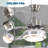52'' Ceiling Fan with LED Lights-1490695866