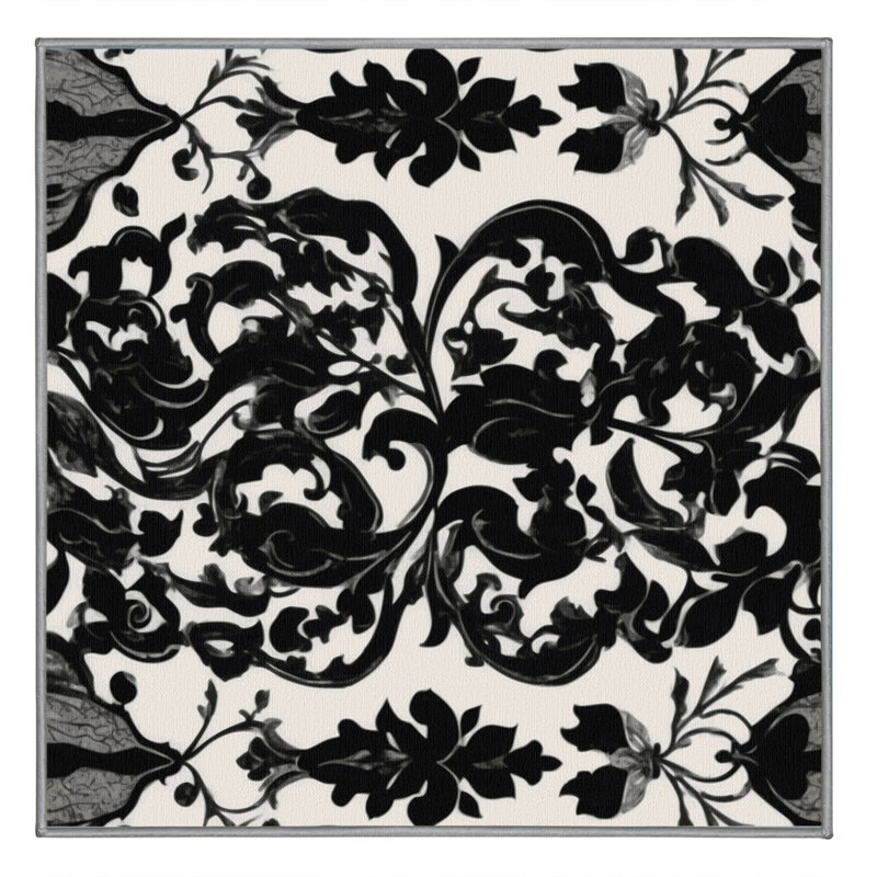 Tapis Pewter Grace, Carré 7 pi