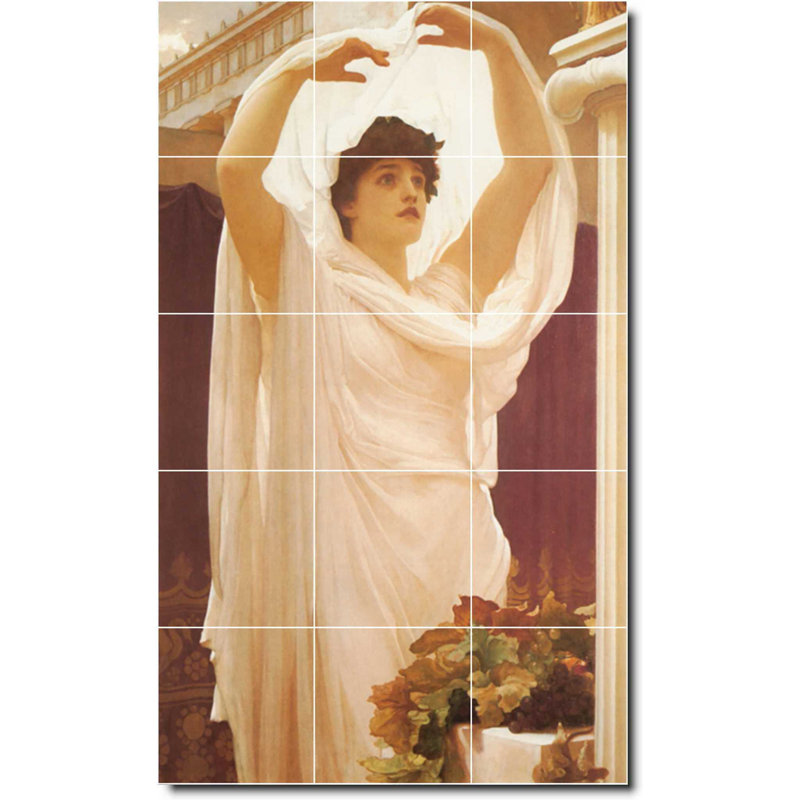 Carreau de peinture murale 24 po x 40 po 8 po x 8 po, Femme 05378