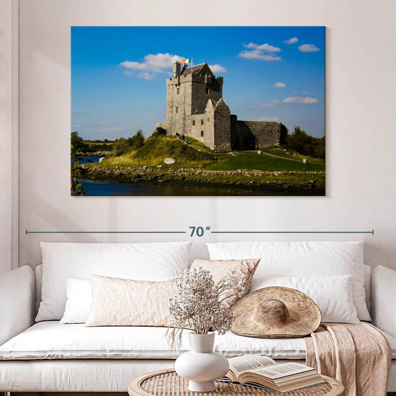 Historical Dunguaire Castle, 34" H x 51" W