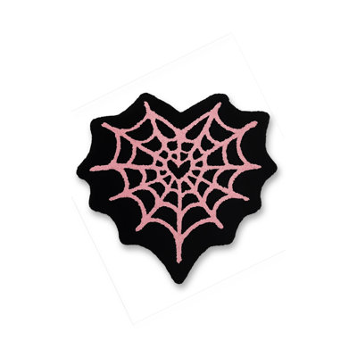 Tapis rose tissé Mosso