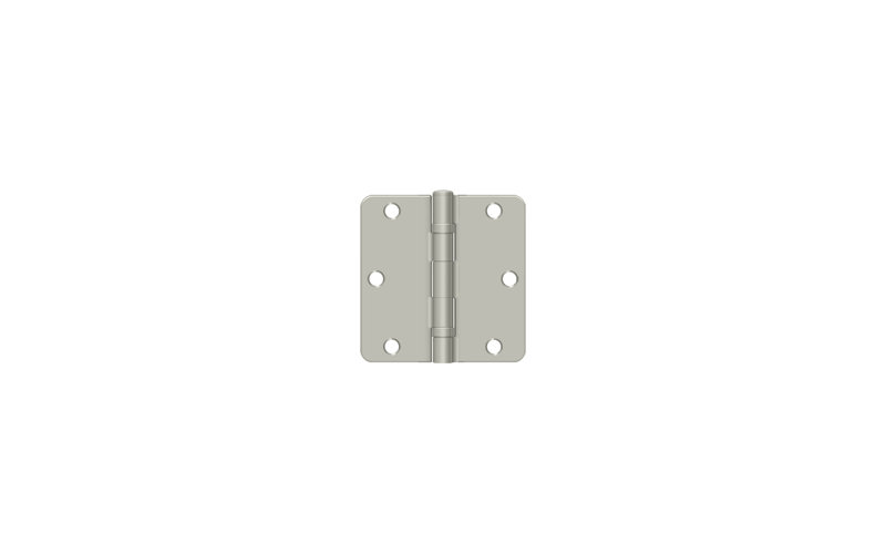 64'' x 64'' Steel Surface Mount Hinge, Brushed Nickel