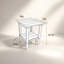 Ensemble de chaises pliantes Adirondack avec table d'appoint, siège d'extérieur résistant aux intempéries et confortable pour la détente et la commodité