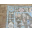 Tapis oriental brun Oushak coloré brun chocolat noué à la main 8 x 9 pi 8 po G10957