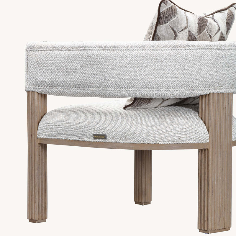 West Kensington Accent Chair, Medium Yellow Wood