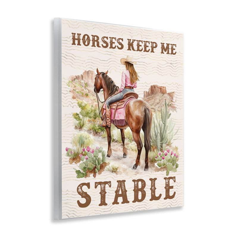  «Horses Keep Me Stable», art mural par lettres et lignes