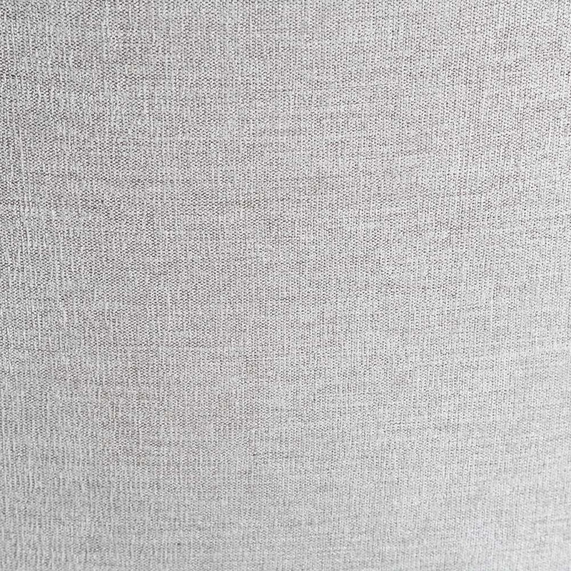 Gray Linen Upholstered High Back Side Chair with Wood Frame
