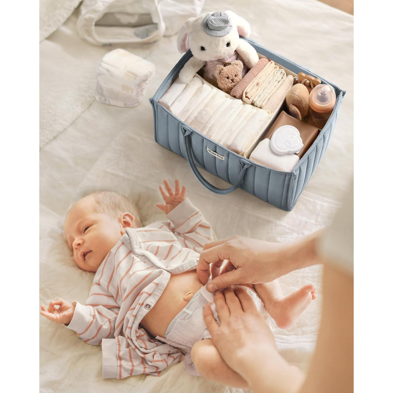 Rebrilliant Polyester Storage Bag, Dusty Blue