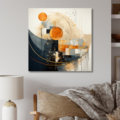 Symphonie de paysage jaune et noir I - paysage abstrait