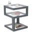 Earnestine Glass Top Frame End Table-29330256