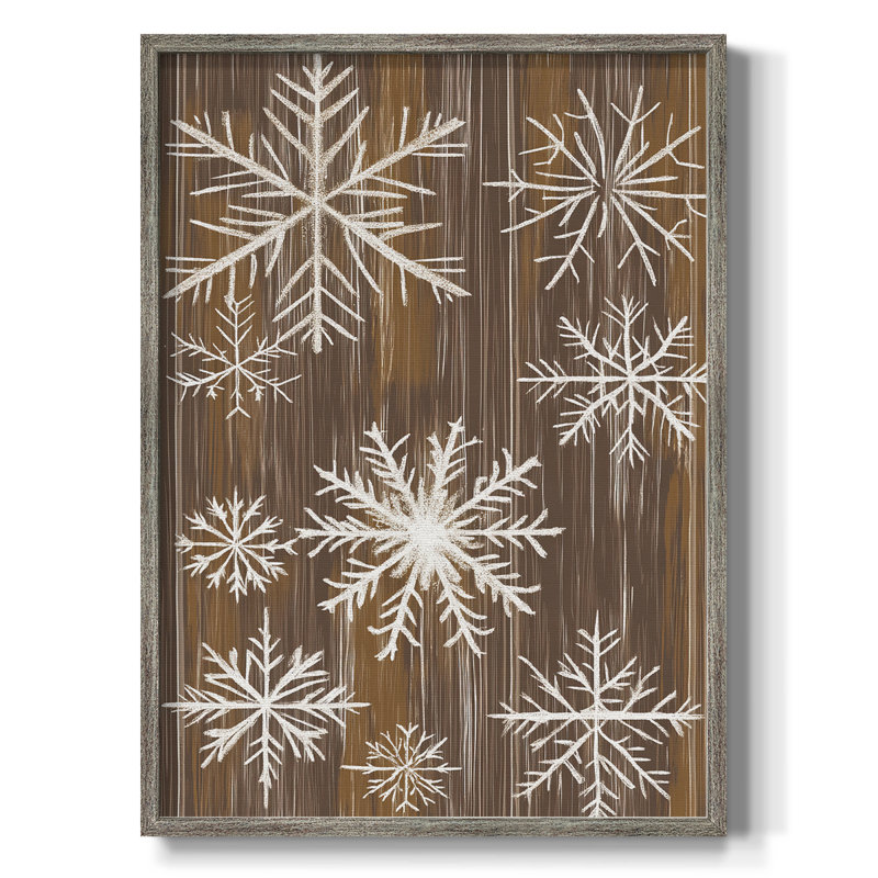 «Christmas Holiday Art», reproduction encadrée en bois massif, H 11 po x l 9 po
