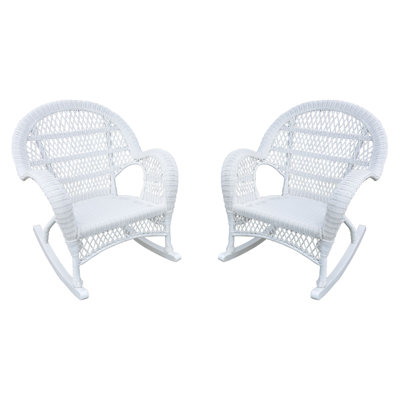 Chaise berçante en osier Byrd