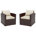 Beige/Dark Brown