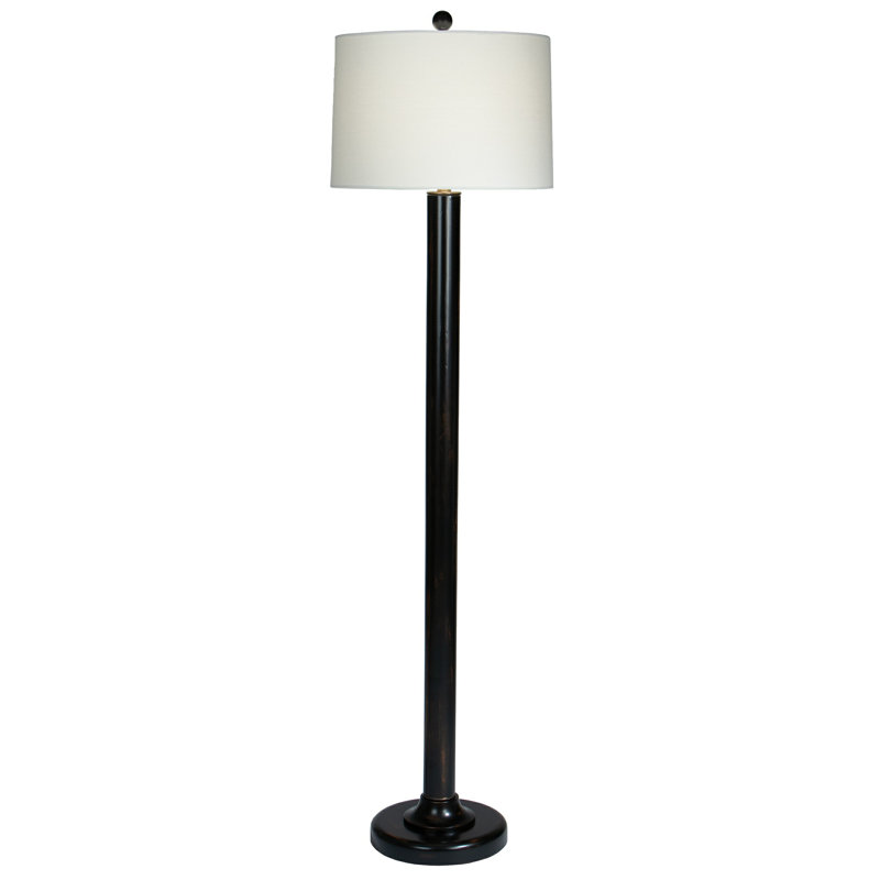 Dorset 64'' Traditional Floor Lamp, Mid-Night Brown