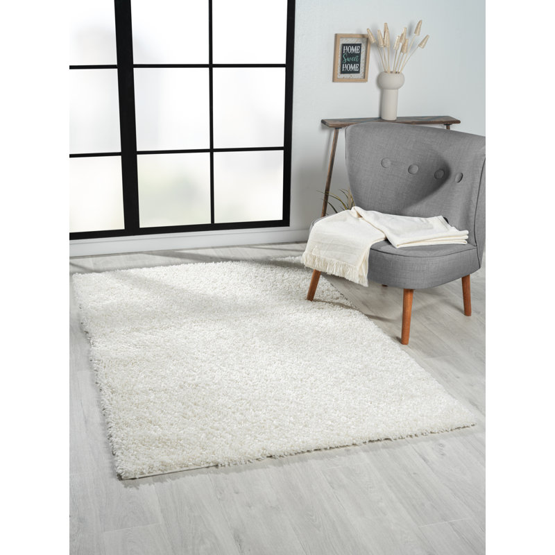 Shaggy Lush cream  Rug, Rectangle 120 x 180cm