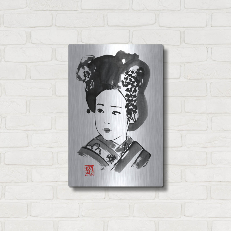 "Petite Japonaise" par Pechane, H 24 po x l 16 po