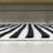 Aarhus High-Low Minimalist Scandi Striped Black/White Rug-1668943876