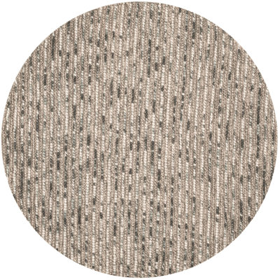 Ferrera Abstract Hand-Knotted Blue/Brown Area Rug