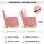 Rocking Chair Nursery with Adjustable Footrest and High Backrest-177397107
