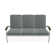 Askar 71.5'' Wide Powder Coated Aluminum Patio Sofa with Cushions